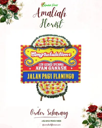 Bunga Papan Congratulation di Kraksaan Probolinggo
